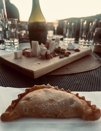 Traditional Chilean empanadas.