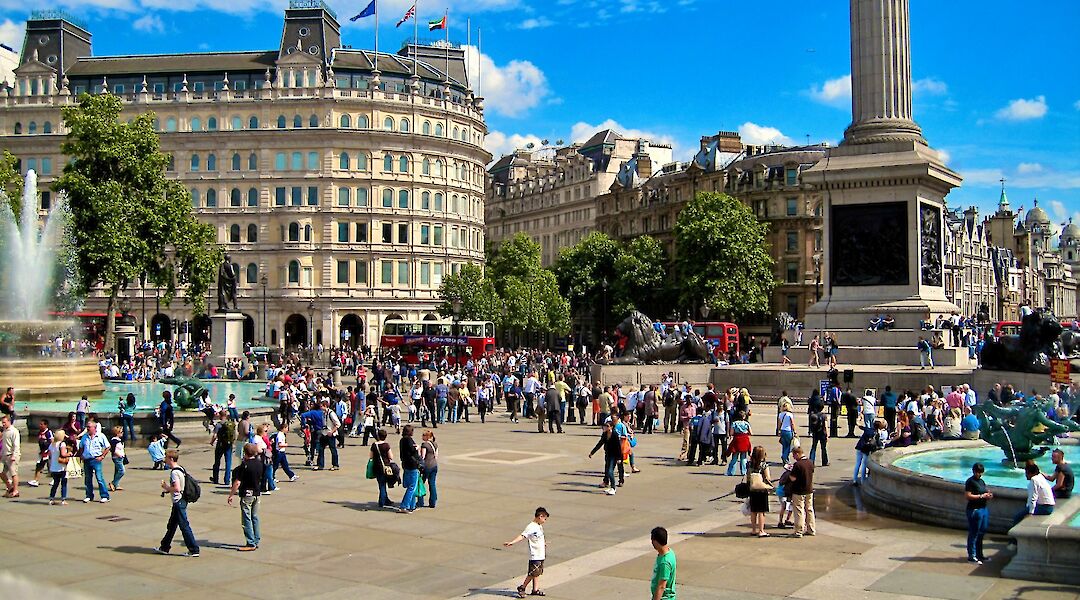 Summertime in Trafalgar Square. James Wainscoat@Unsplash