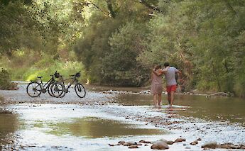 Exploring quiet rivers and countryside trails. toST