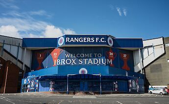Entrance to the Ibrox Stadium. Unsplash@Winston Tjia