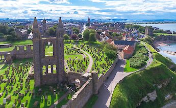 Coastal city of St Andrews, Scotland. iStock@pawel.gaul