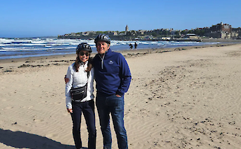 On the beach in St Andrews. CC:TO