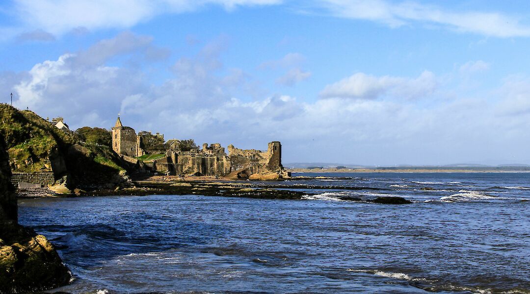 St Andrews Castle on the coast, Scotland. Unsplash@Laila