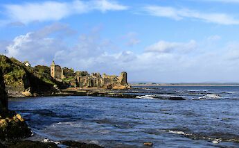 St Andrews Castle on the coast, Scotland. Unsplash@Laila