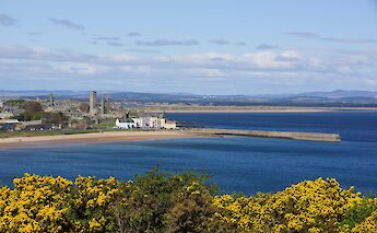 View of St Andrews from a hill. Unsplash@Sheila C