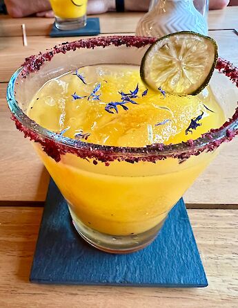 Refreshing cocktail with a tropical twist. cc-Heather
