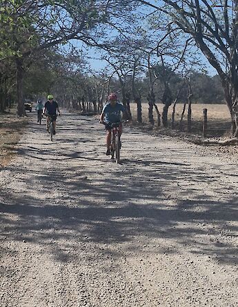 Quiet gravel roads winding through Costa Rica’s dry tropical forest. toGB