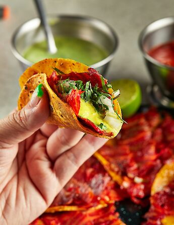 Fresh tacos. Unsplash@Israel Albornoz