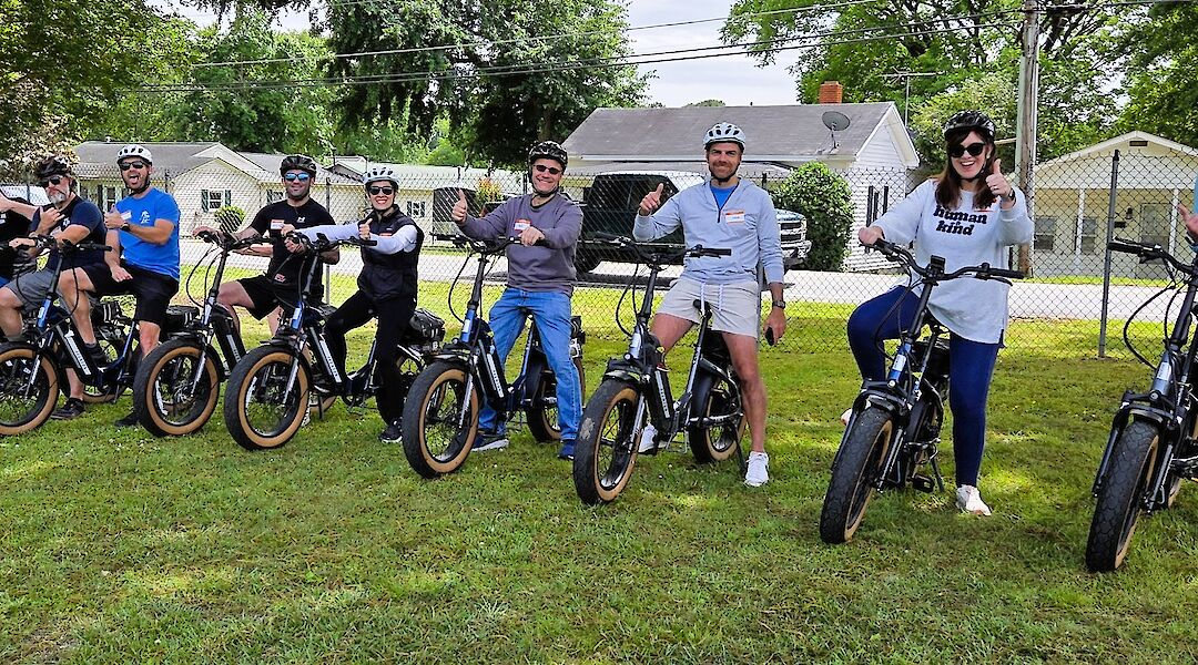Ready for the e-bike tour, Raleigh. CC:TO