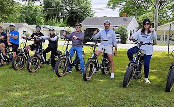 Ready for the e-bike tour, Raleigh. CC:TO