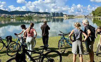 Bike tour of the Grand Park, Tirana, Albania. CC:TO