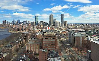 Boston from above, Massachusetts, USA. Arun Antony@Unsplash