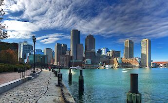Clouds above the Boston skyline, Massachusetts, USA. Jimmy Woo@Unsplash