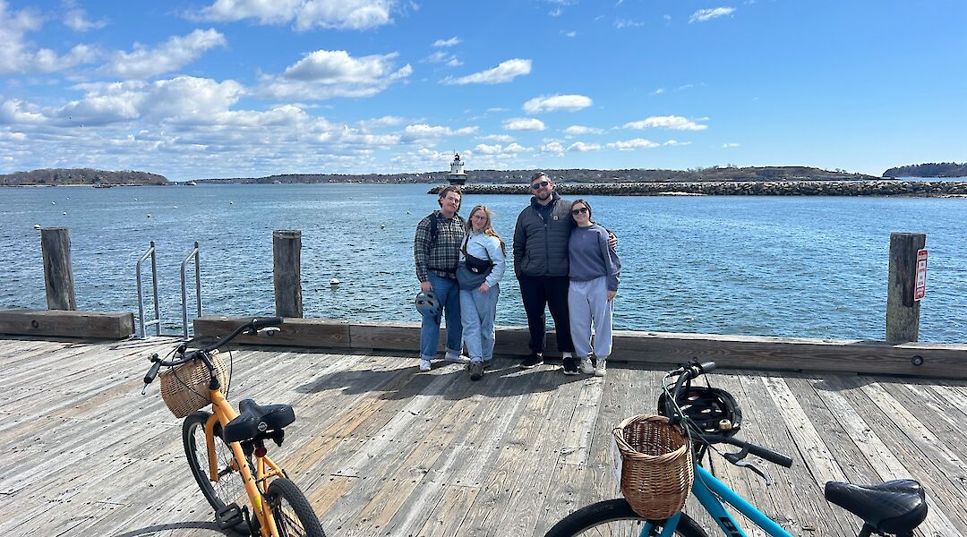 Bike tour along Maine's coast, USA. CC:TO