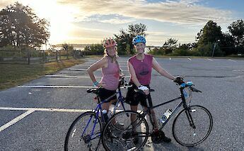 At the end of a fascinating bike tour in Portland, Maine, USA. CC:TO
