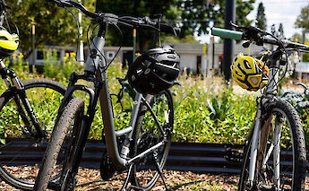 Bikes ready for touring, Orlando, Florida, USA. CC:TO