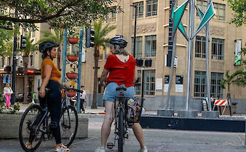 Break on the Orlando bike tour, Florida, USA. CC:TO