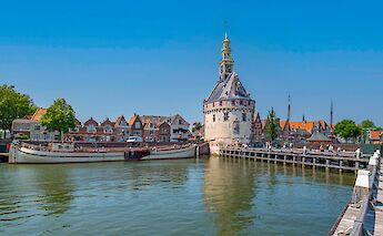 Hoorn's historic harbor along the IJsselmeer. FransBerkelaar@Flickr