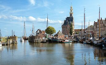 Historic ships and waterfront views in Hoorn. BramBergers@unsplash