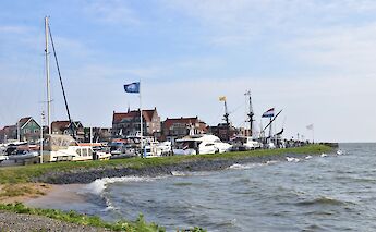 Volendam Harbor - a traditional fishing village on the shores of the IJsselmeer. toBBT