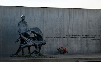 Memorial sculpture honoring the victims of the former Sachsenhausen concentration camp. MartinVmorris@flickr