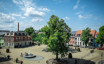 Historic square in Werder. Ploegerson@unsplash