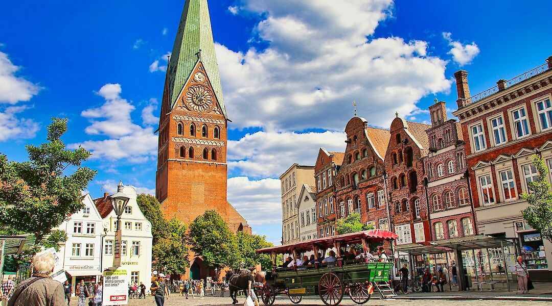 St. John's Church overlooking Lüneburg's Old Town. AlainRouiller@unsplash