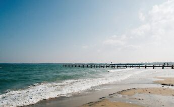 Travemünde Beach on the Baltic Sea. ChristianLue@unpslash
