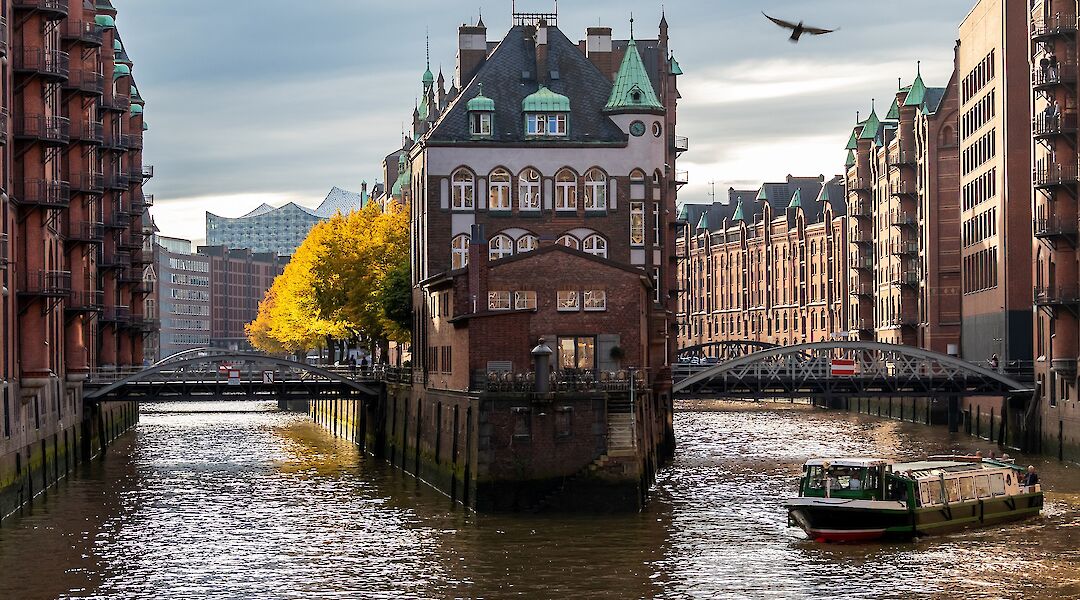 The Wasserschloss in Hamburg's Speicherstadt. pixababy