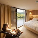 Upper deck cabin, Veloria, Bike and Boat Tour