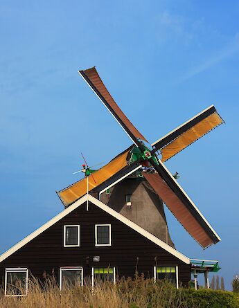 A classic Dutch windmill. @pixabay