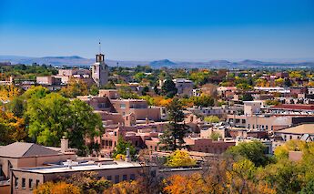 Skyline of Santa Fe, New Mexico, USA. Dee Liu@iStock