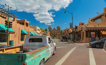 Iconic architecture of Santa Fe, New Mexico, USA. Wendy Shervington@Unsplash