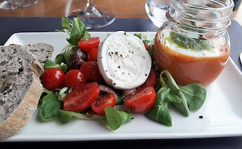 Fresh Italian flavors served on board. toGL