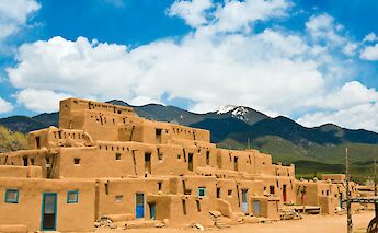 Ancient dwellings of Taos Pueblo, New Mexico, USA. iStock@JacobH