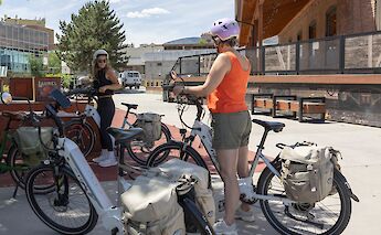 E-bike tour to the Laurel Packing House, Kelowna, British Columbia, Canada. CC:TO