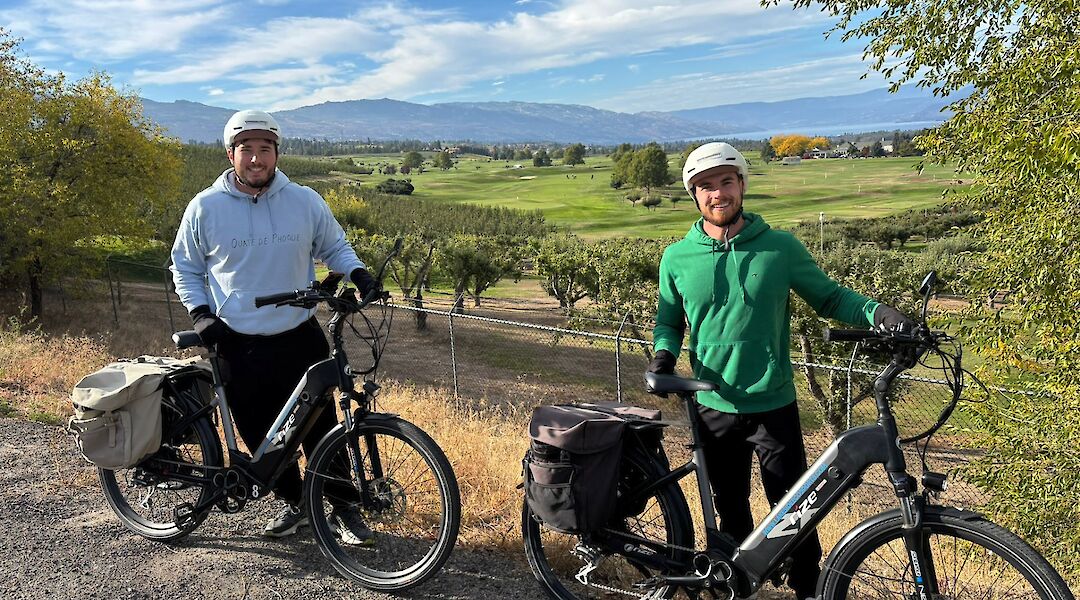 Biking to the wineries. CC:TO