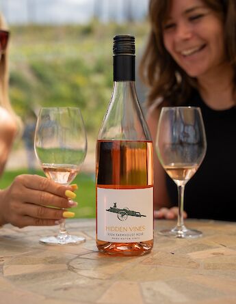 Hidden Vines wine bottle. CC:TO