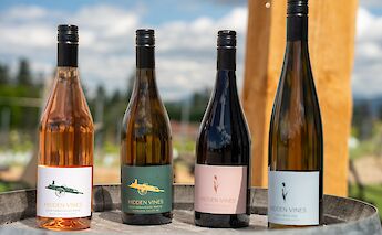 Selection of Hidden Vines wines. CC:TO
